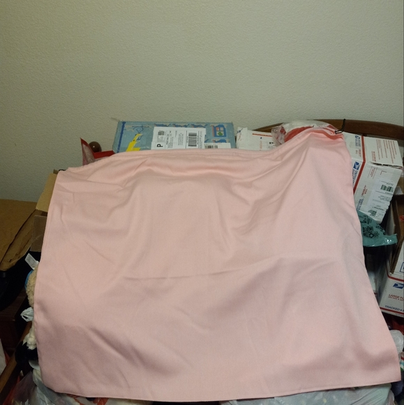 KATE SPADE XL DUSTBAG 35W x 30H - PINK - BLACK DRAWSTRING - SOMEWHAT SOFT - Picture 2 of 7